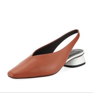 Neous Kingia Slingback Leather Flat